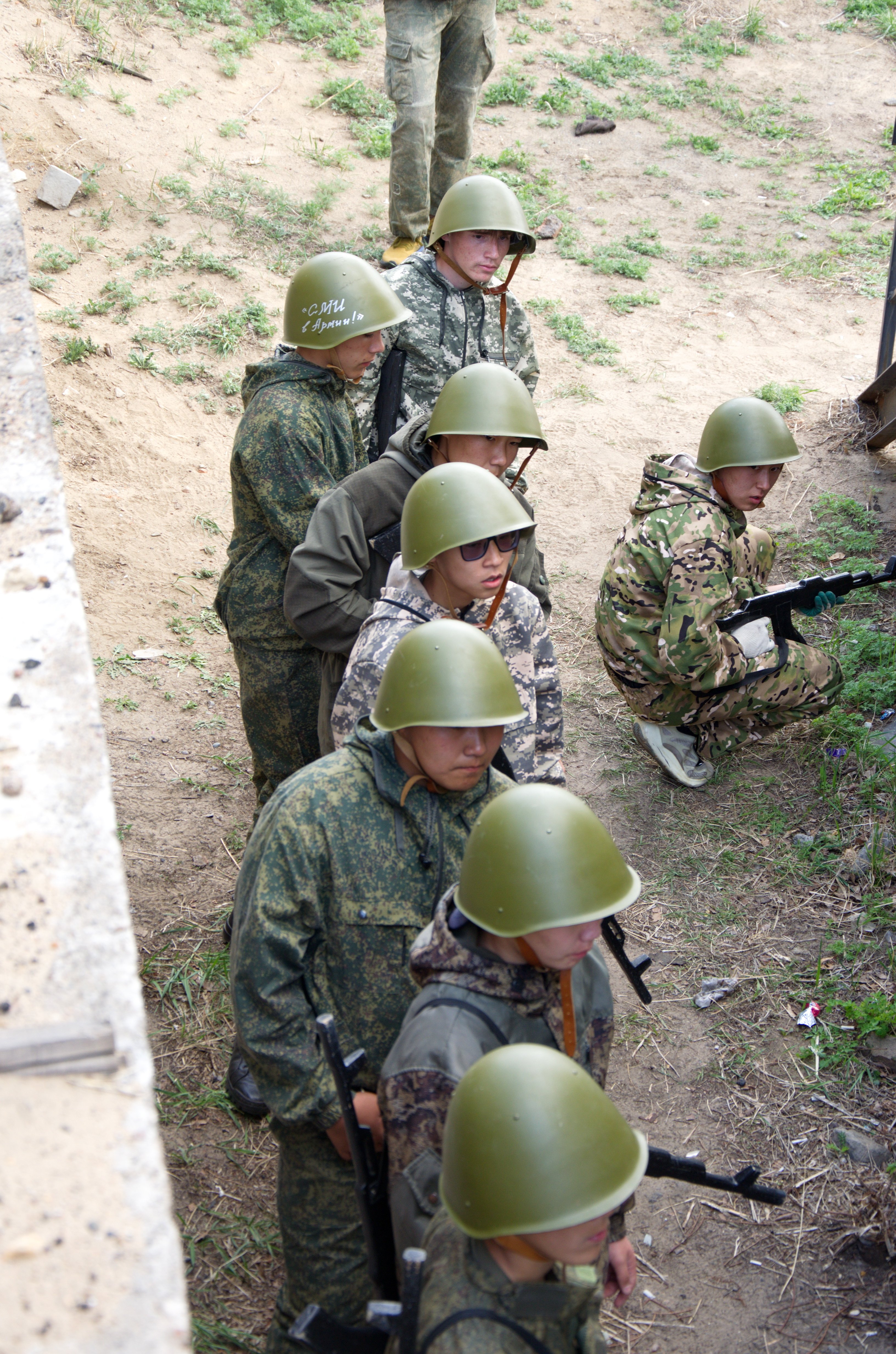 Учебные военно-патриотические сборы учащихся.